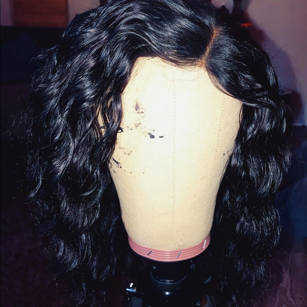 100% Human hair wig. Custom made. Can be colored